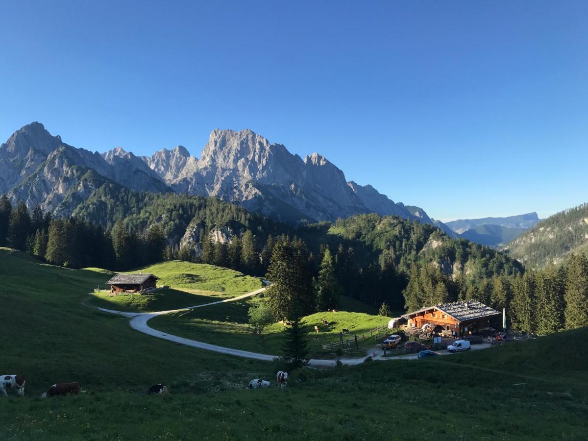 Haus Caecilia Apartment Sankt Martin bei Lofer Bagian luar foto
